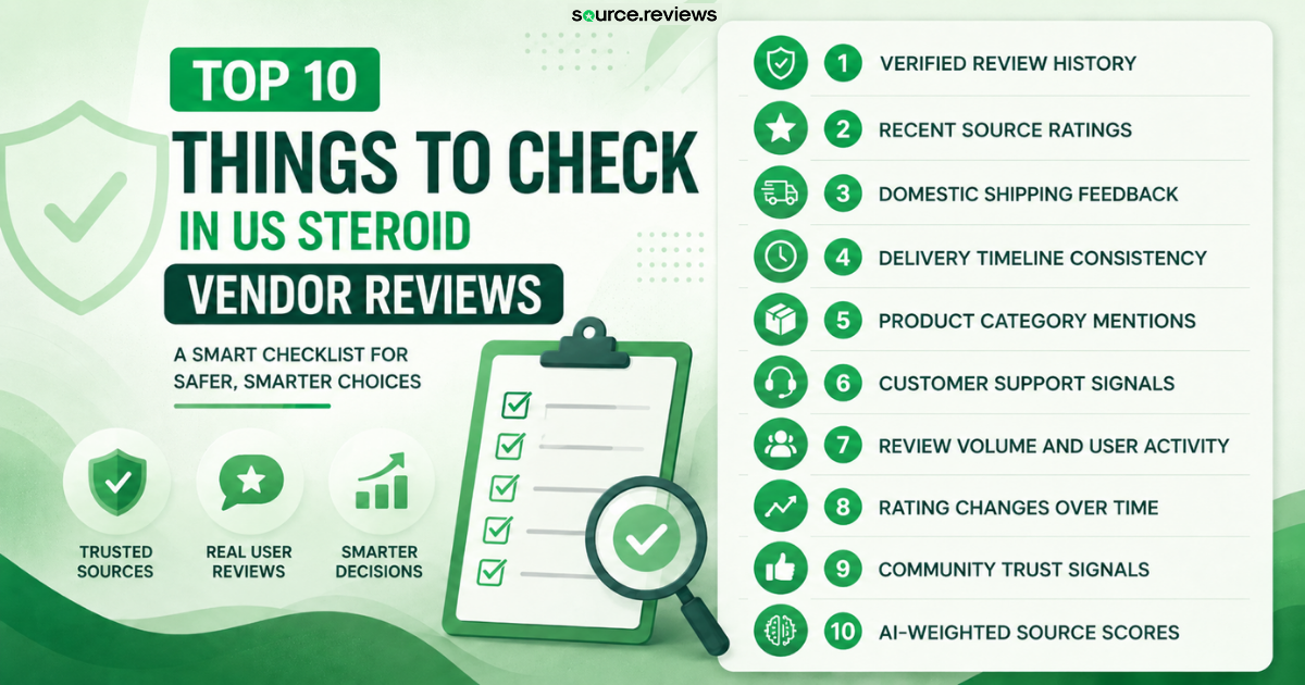 Top 10 Things to Check in US Steroid Vendor Reviews