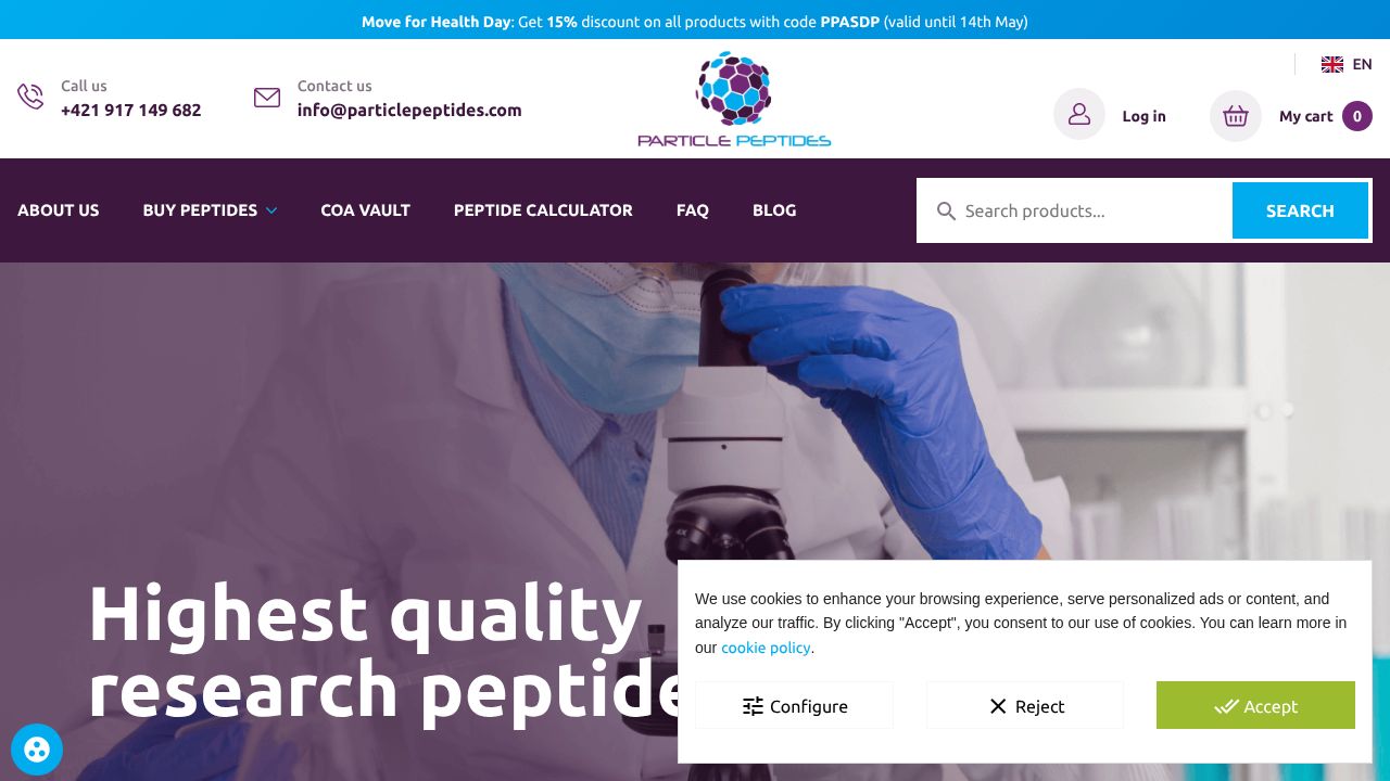 particlepeptides.com logo